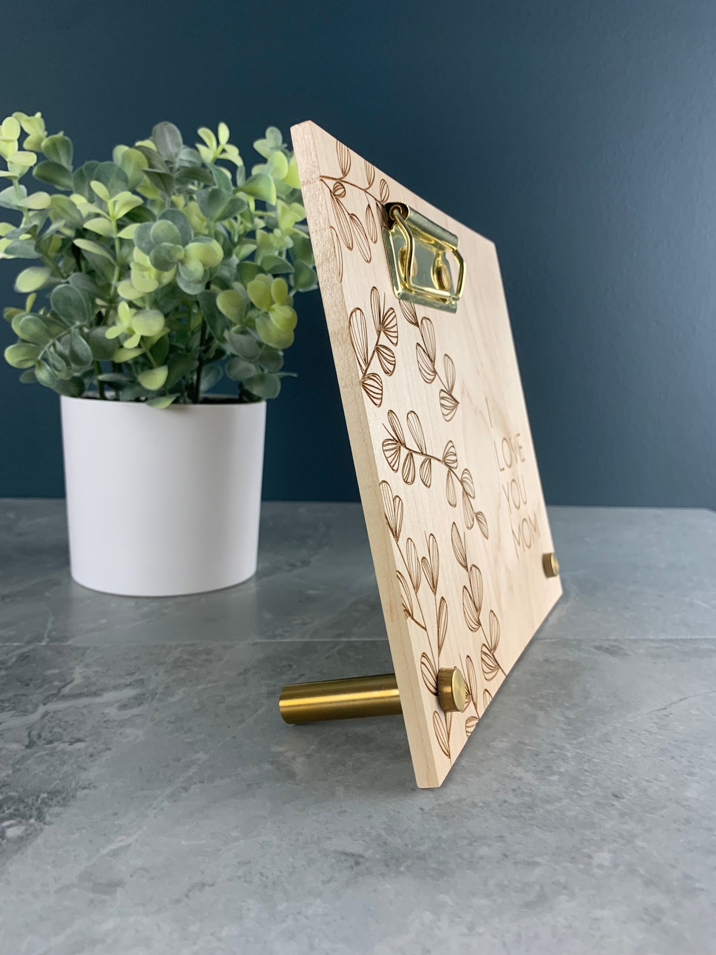 I Love You Mom Eucalyptus Frame