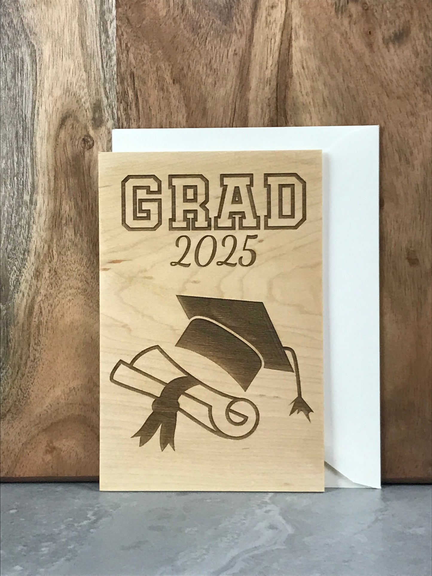 Grad With Year Card