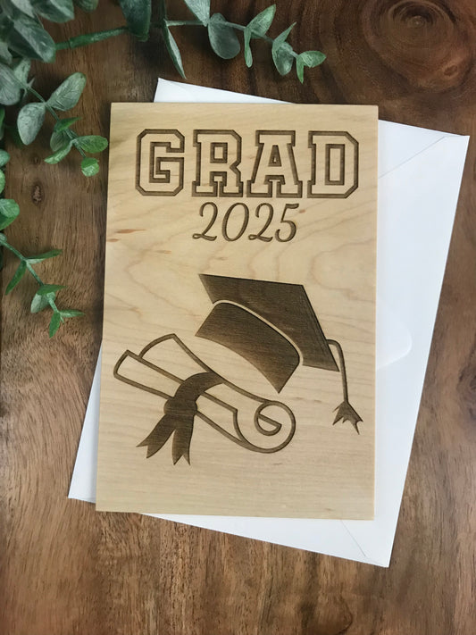 Grad With Year Card