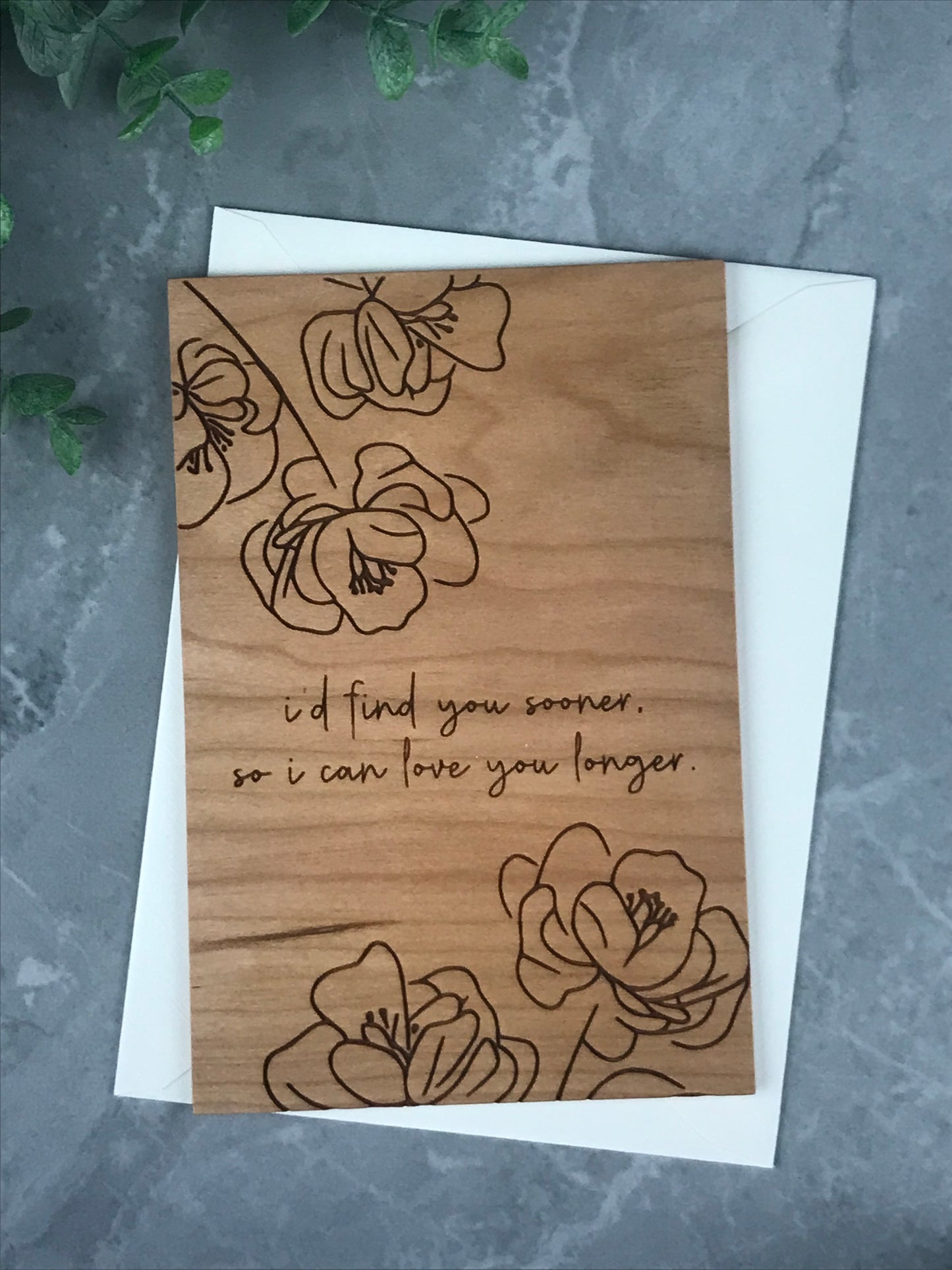 I'd Find You Sooner Card