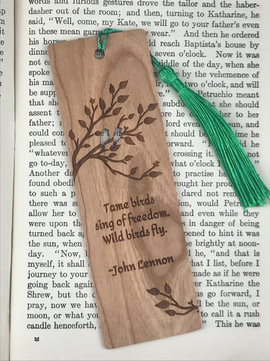 Wild Birds | Wooden Bookmark
