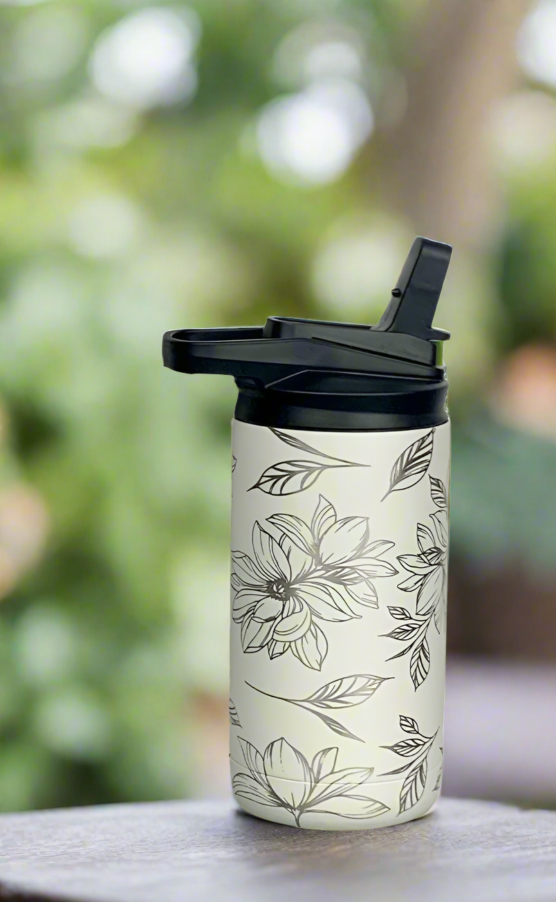 Kids Floral Tumbler