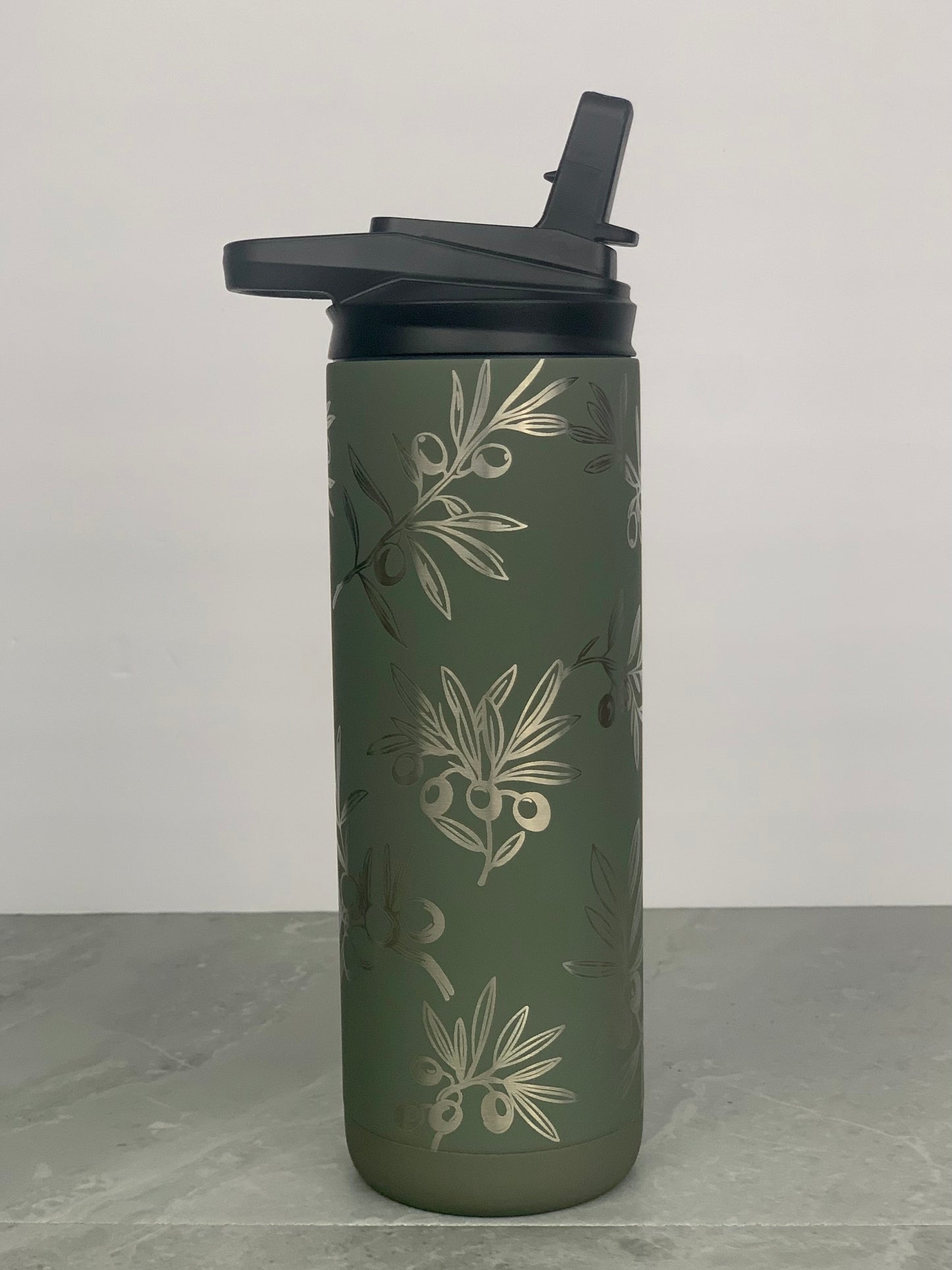 Olive Plant Themed Tumbler
