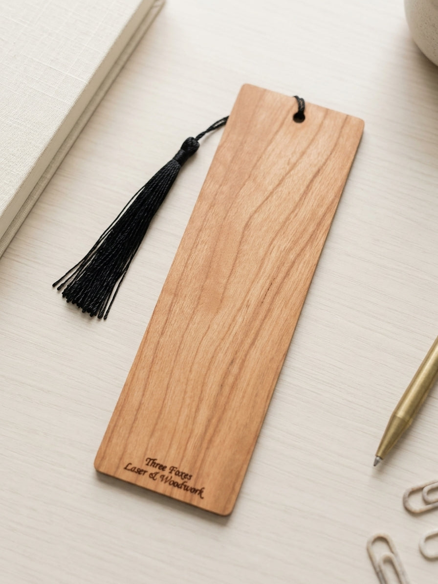 C.S. Lewis Floral | Wooden Bookmark