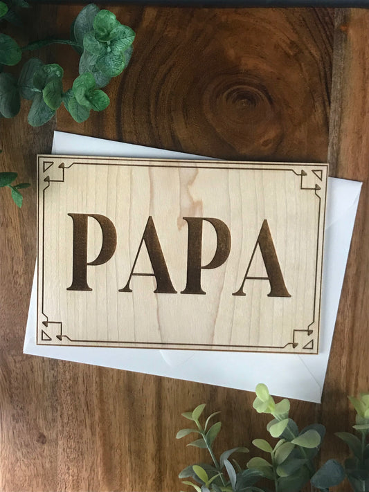 Papa Card