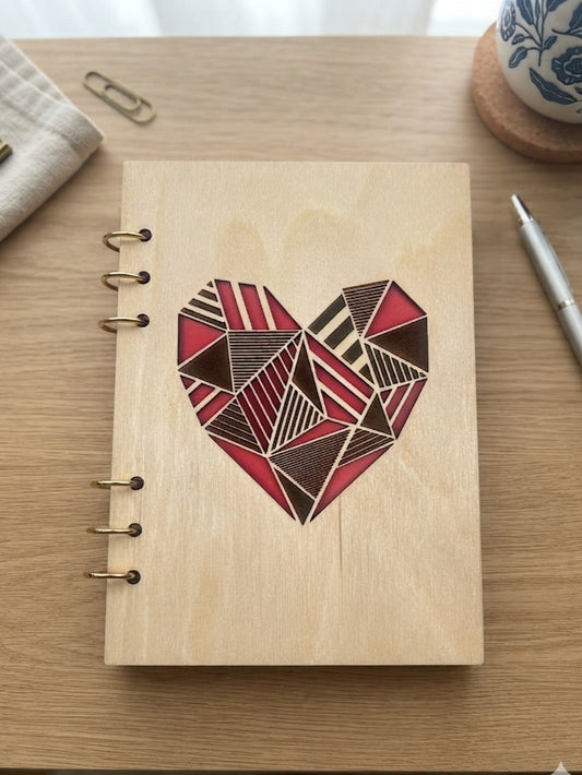 Patchwork Heart | Refillable Journal