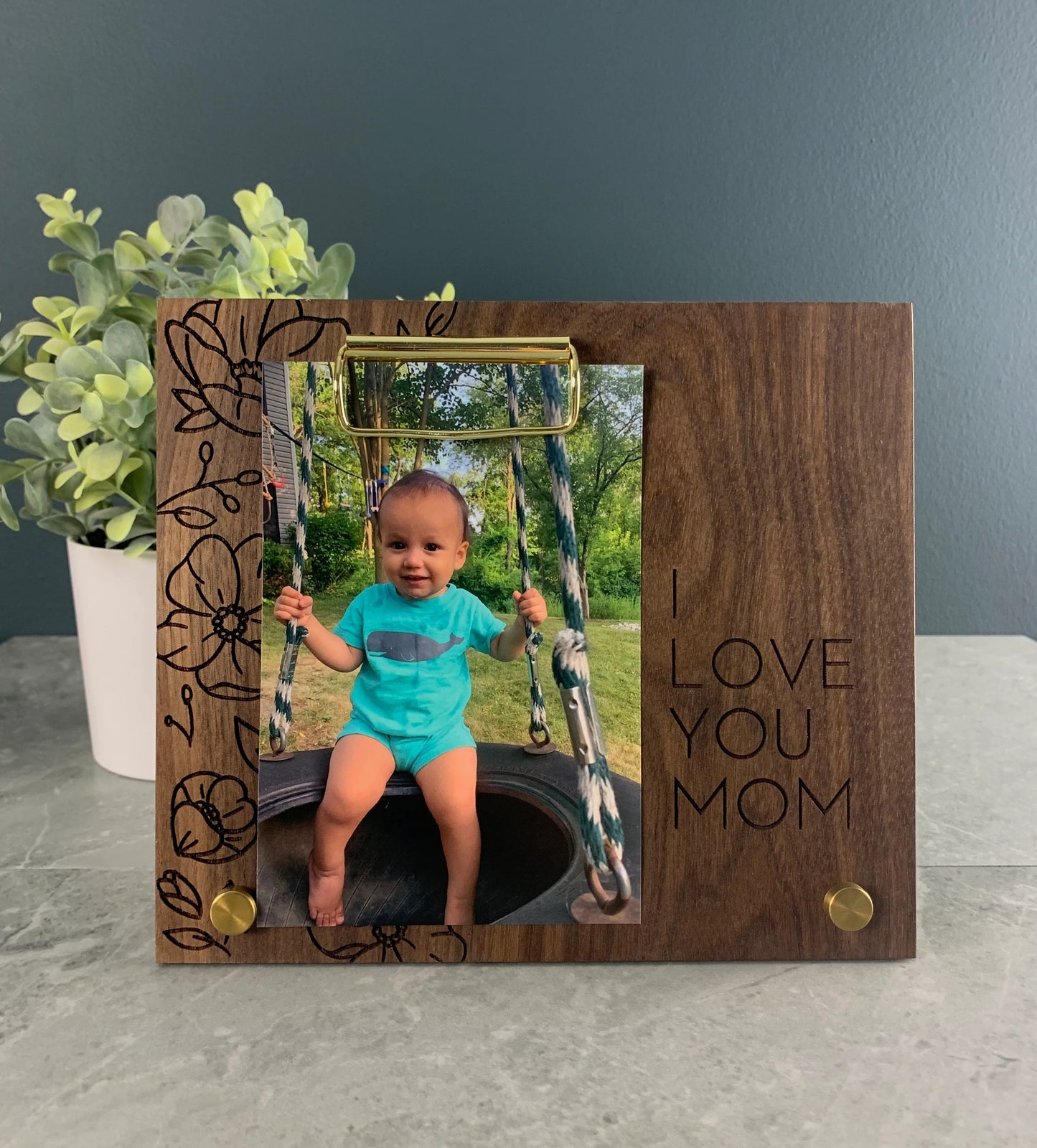 I Love You Mom - Floral