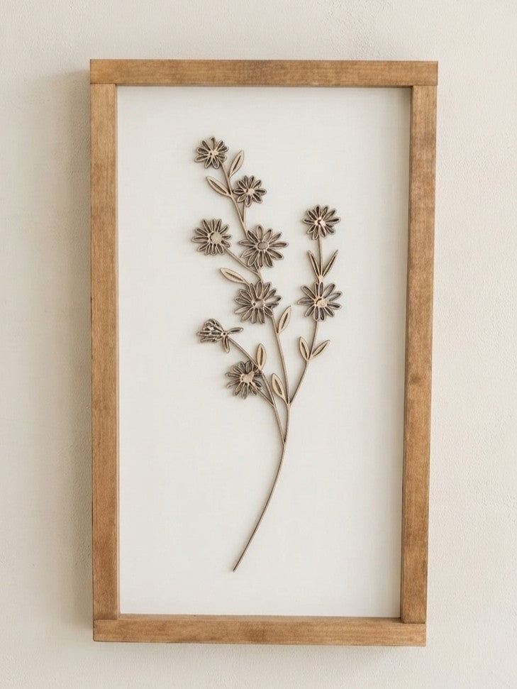 Layered Botanical Wall Art | Set of Two