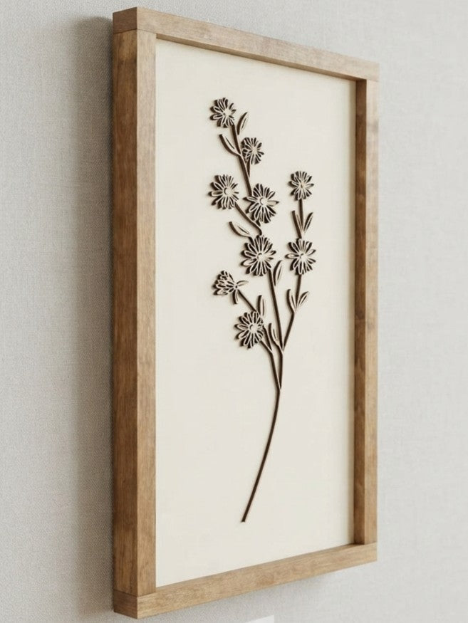 Layered Botanical Wall Art | Set of Two