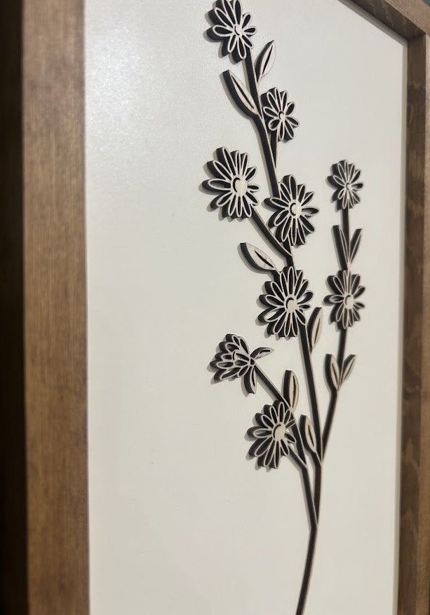 Layered Botanical Wall Art | Set of Two