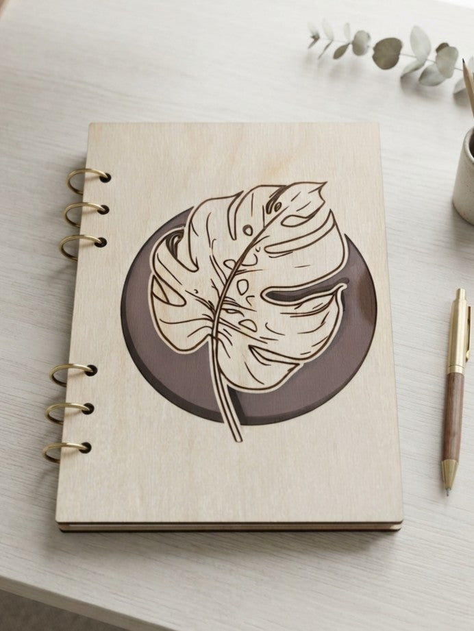 Monstera Leaf | Refillable Journal