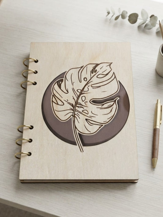 Monstera Leaf | Refillable Journal