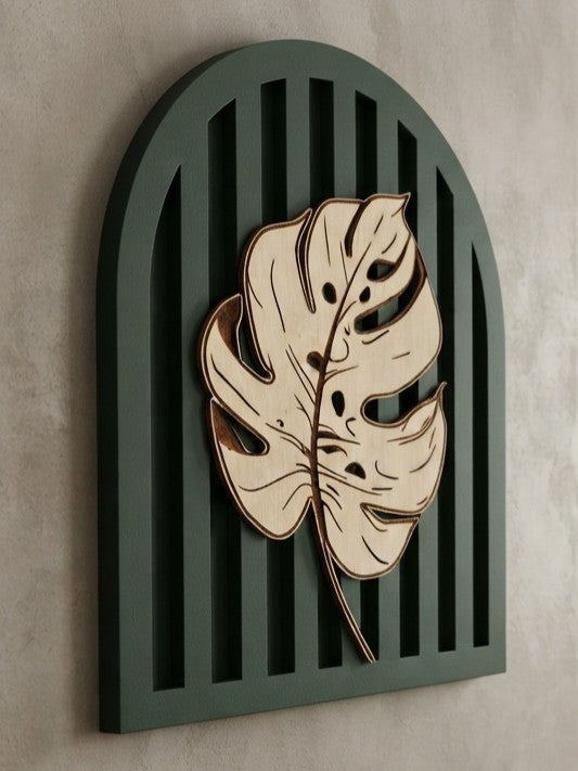 Monstera Arch Wall Art