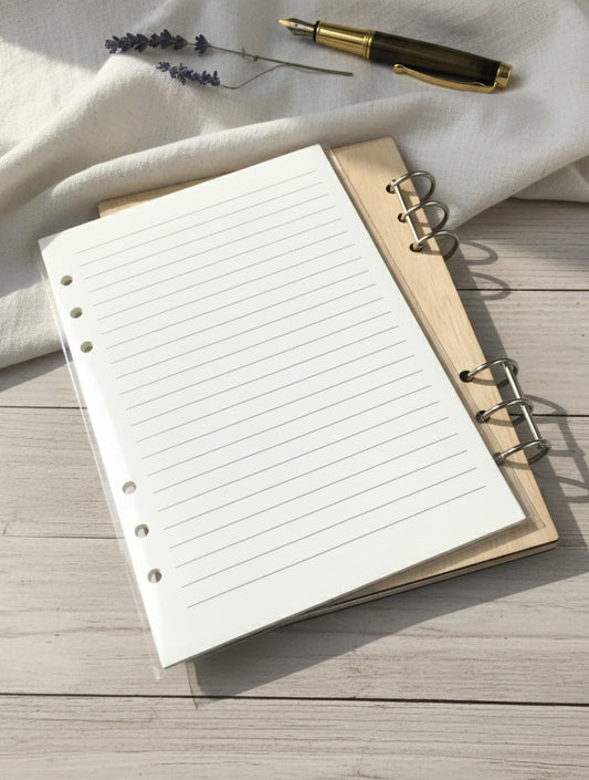 Wooden Journal Refill Paper