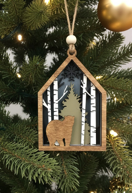 Woodland Bear Ornament